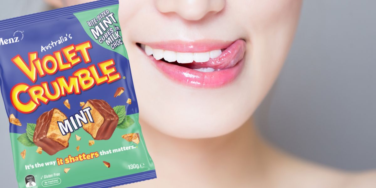 The Fresh New Taste of Mint Violet Crumble is a Thing LAFM